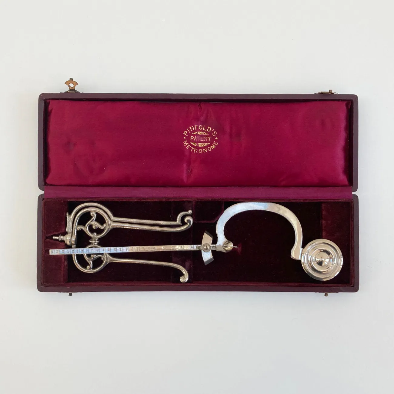 Late Victorian Pinfolds Patent Metronome in Original Case