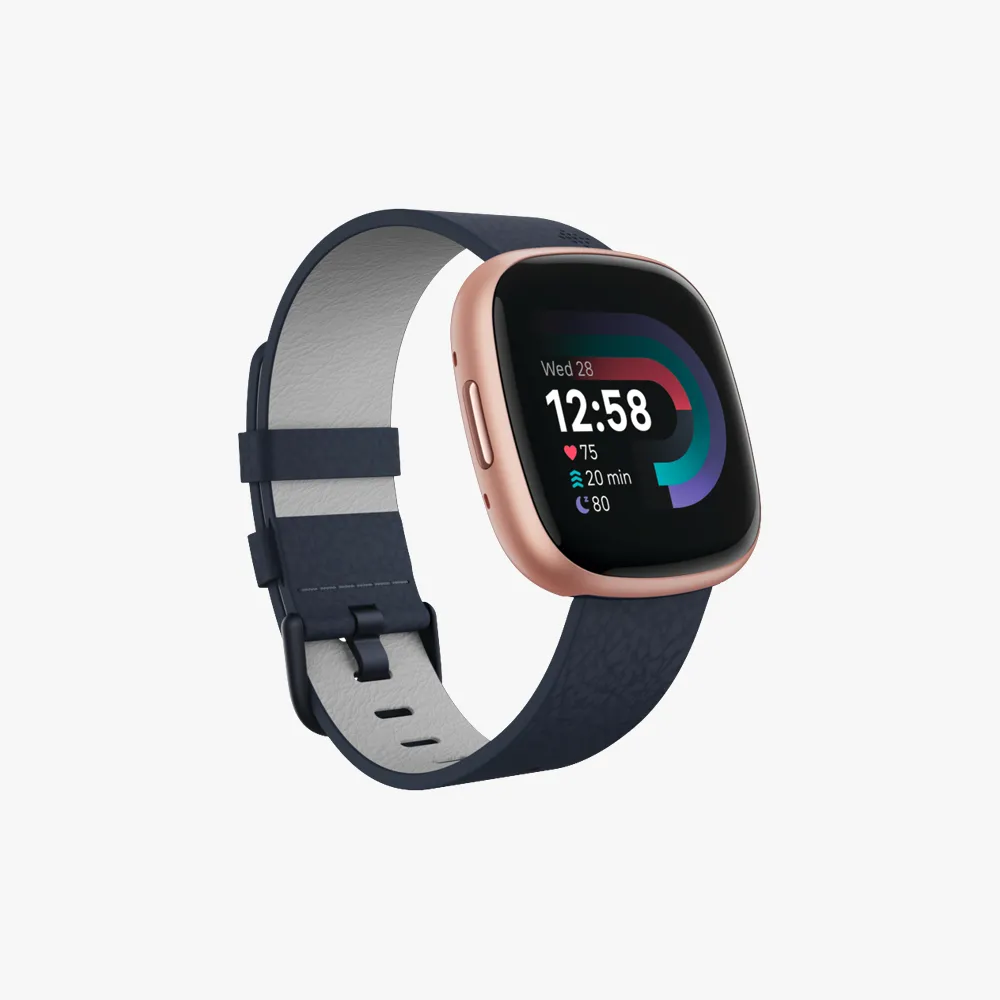 Leather Band for Versa 4 / Sense 2 (Band Only)