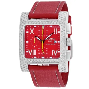Locman Men's Classic Red Dial Watch - 428RDRD