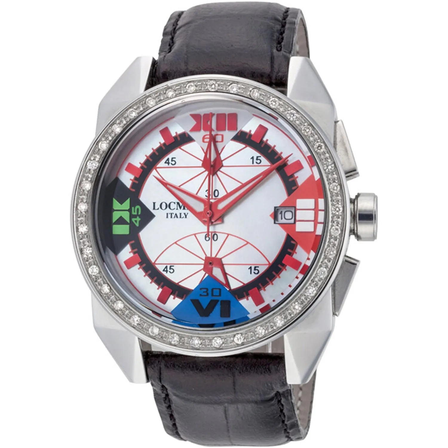 Locman Women's Cavallo Pazzo White Dial Watch - 161MOPRDD/BK LEAL