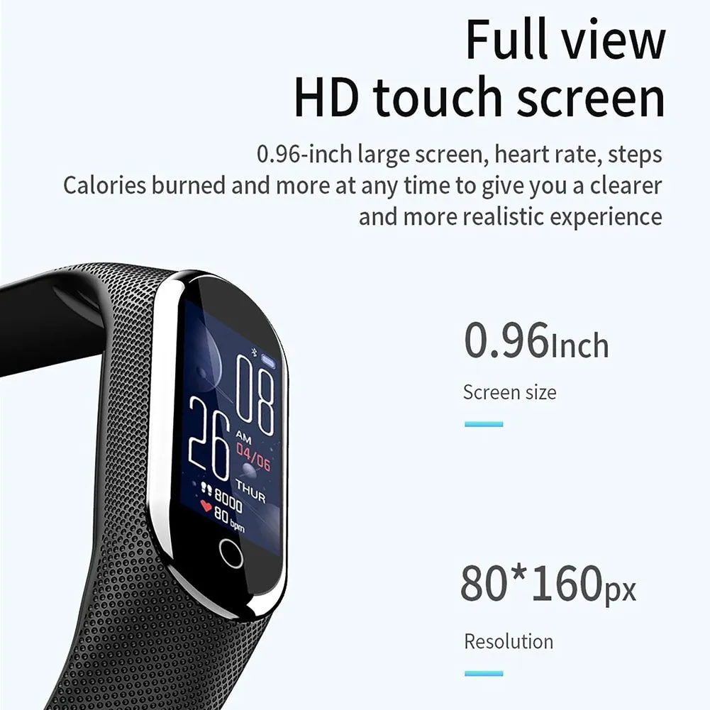 M8 Smart Watch (Fitness Bracelet with Heart Rate, Blood Pressure and Blood Oxygen Monitoring)