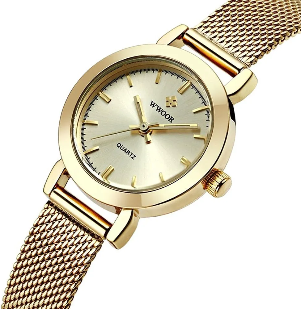 MASTOP Ladies Wrist Watches Luxury Fashion Casual Bracelet Watch Mesh Band Quartz Watch Watches for Women