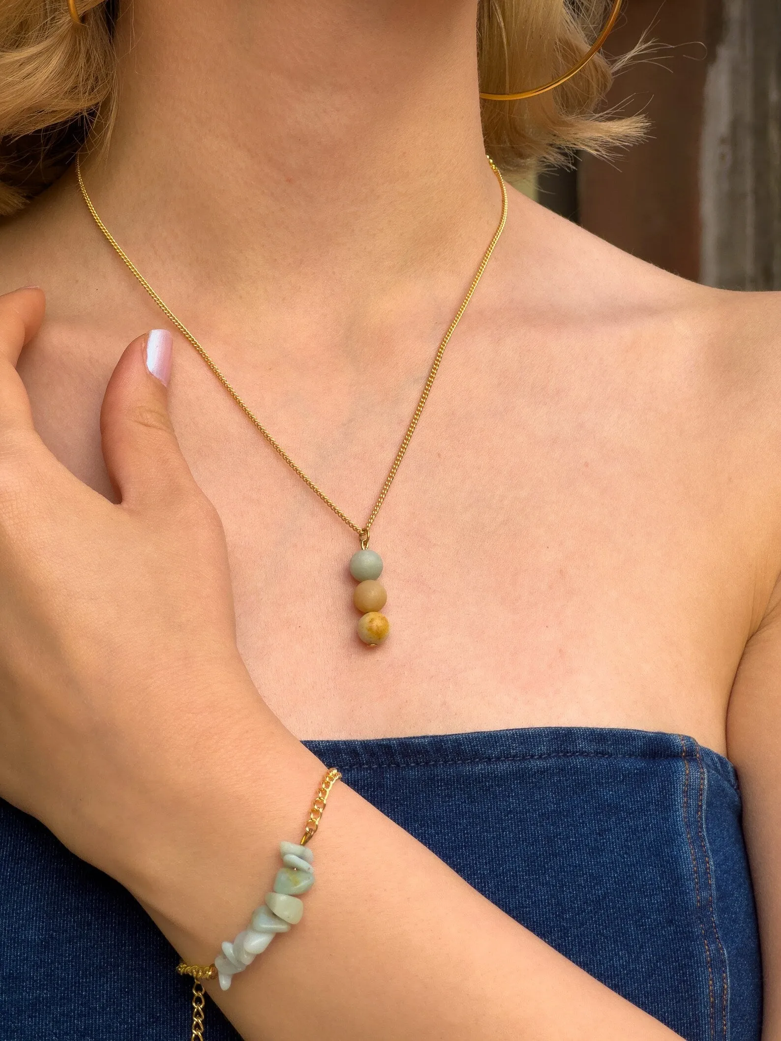 Minimalist Amazonite Necklace