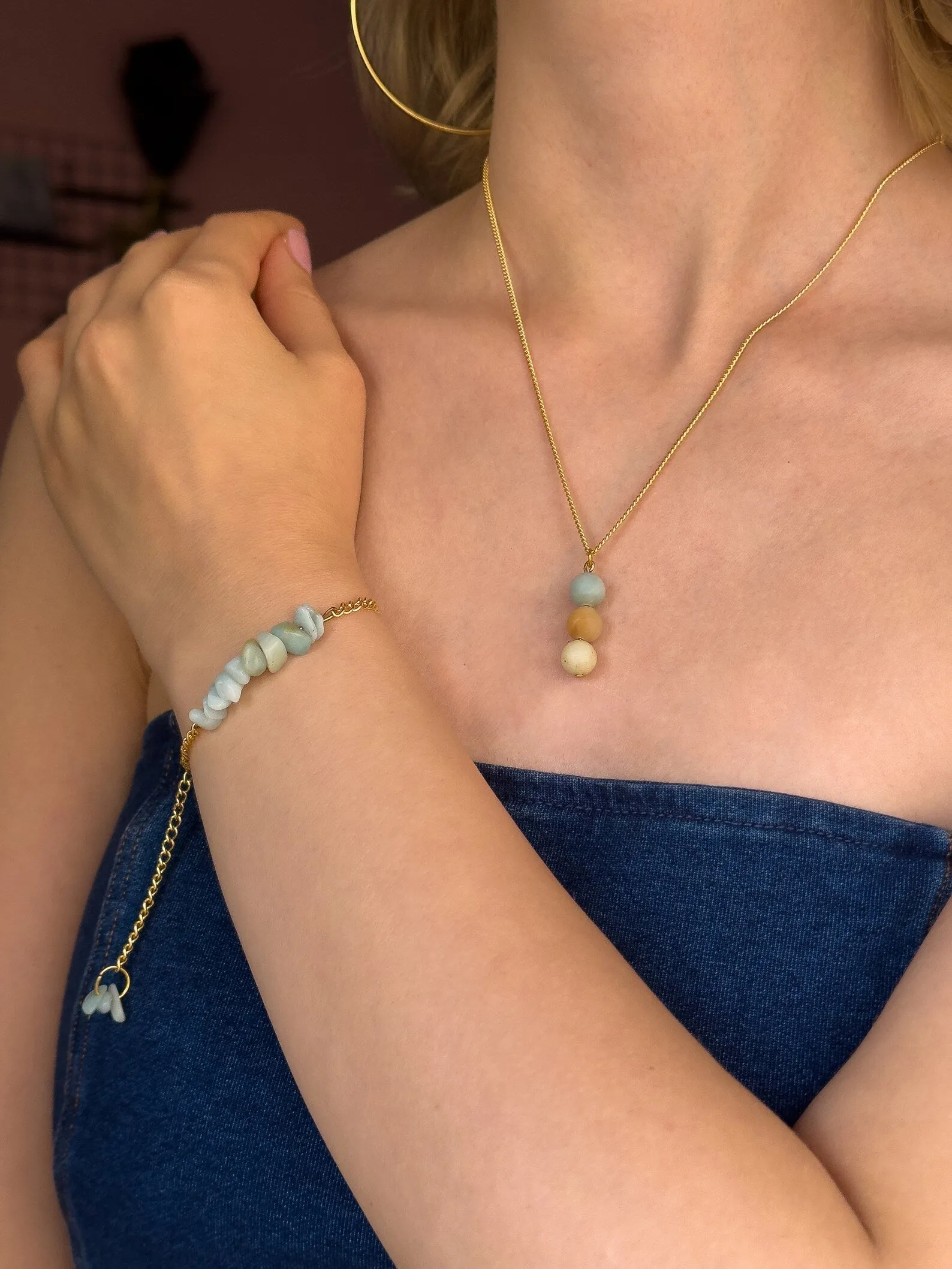 Minimalist Amazonite Necklace
