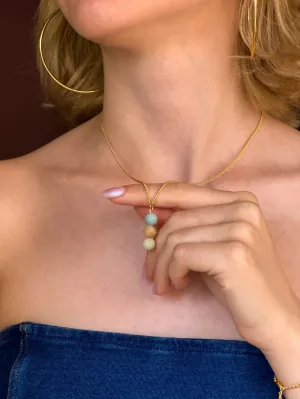 Minimalist Amazonite Necklace