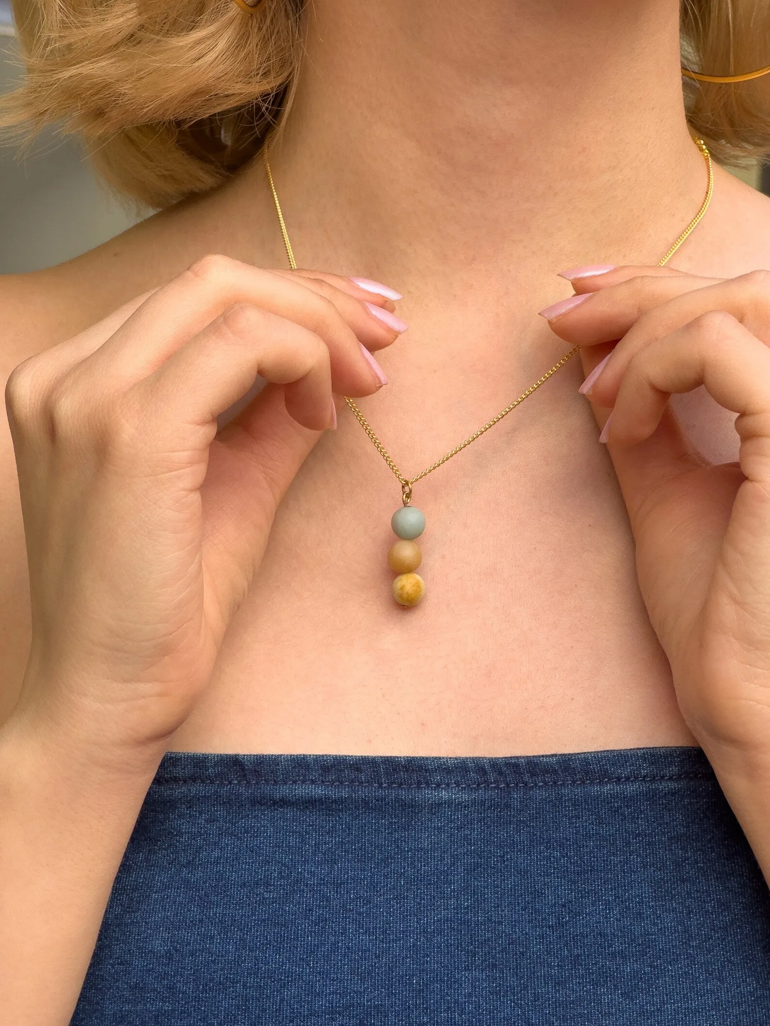 Minimalist Amazonite Necklace