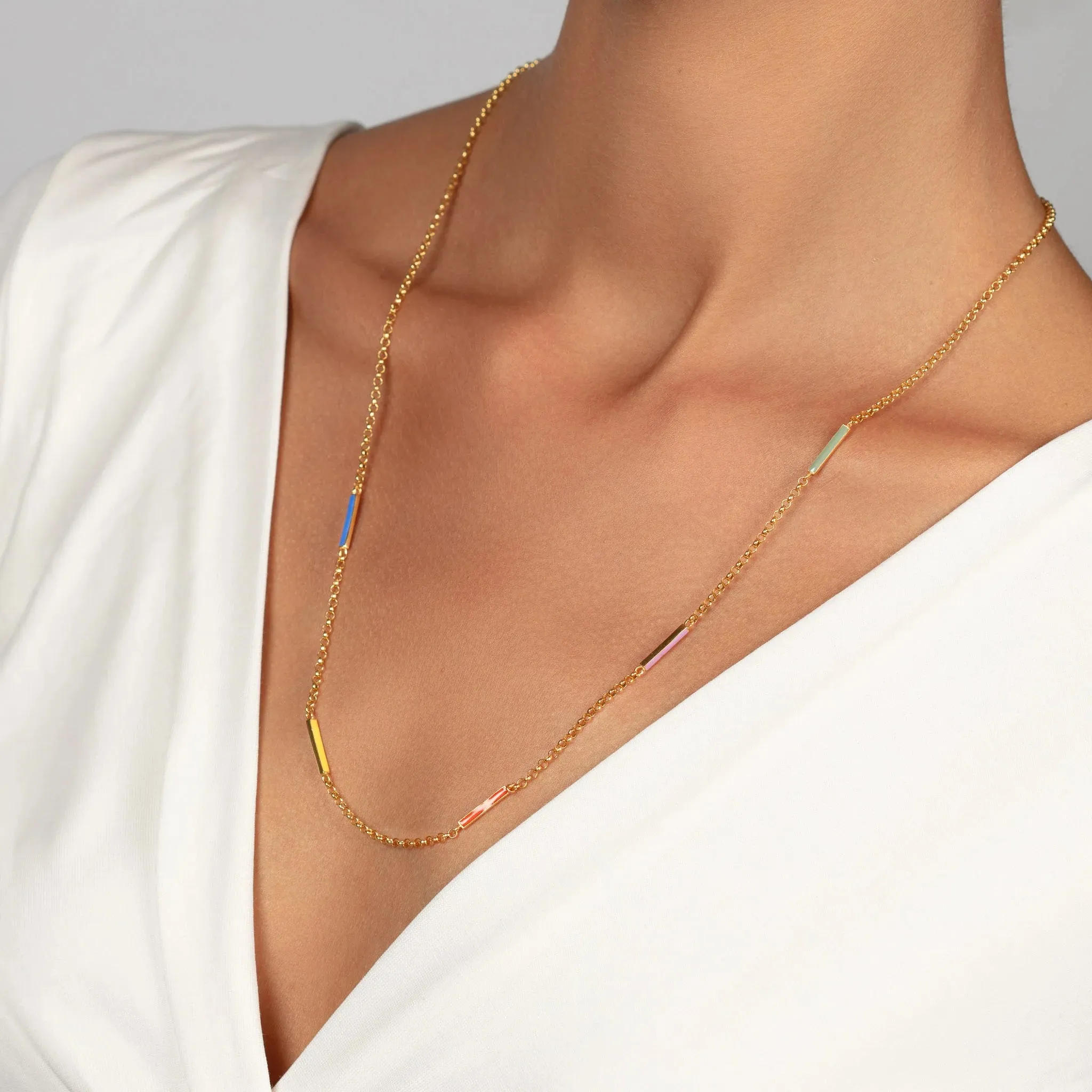 Minimalist Multicolor Necklace