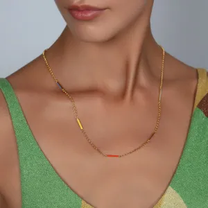 Minimalist Multicolor Necklace
