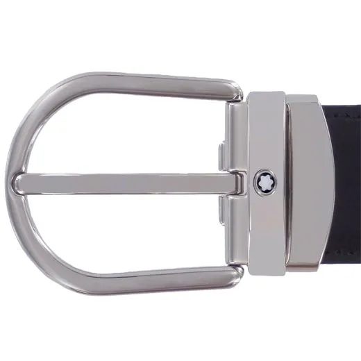 MNT Belt Horseshoe BKle Black/Brown 3mm Reversible Leather