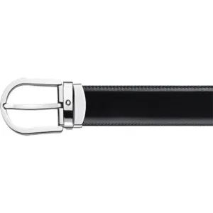 MNT Belt Horseshoe BKle Black/Brown 3mm Reversible Leather