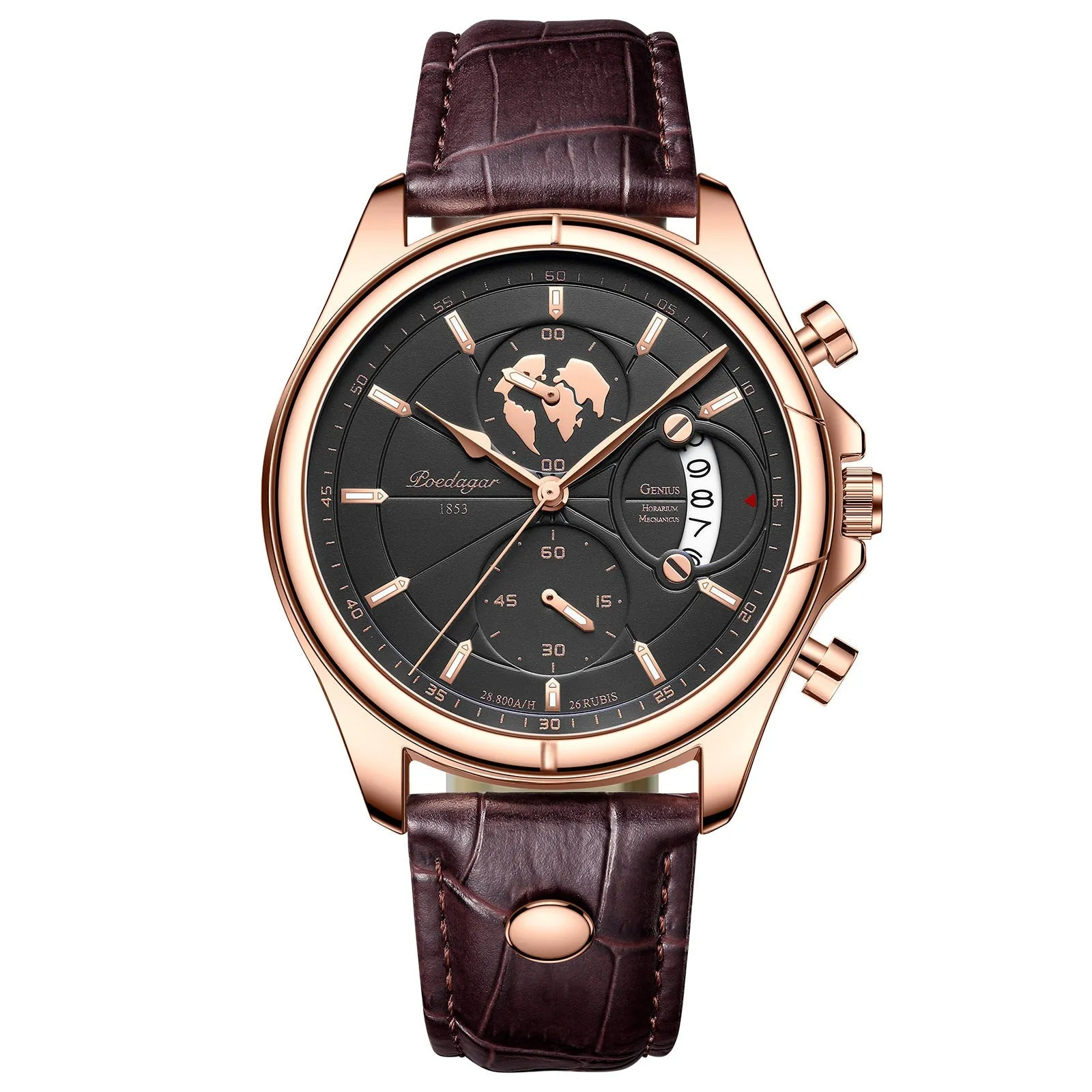 Multifunctional Luminous Men's Waterproof Quartz Watch