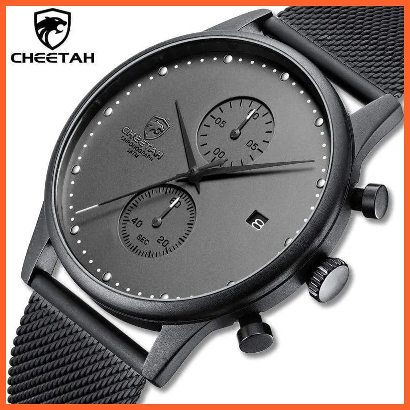 New Men Watches Brand Chronograph Quartz Watch | Mens Stainless Steel Waterproof Business Sports Watches