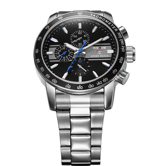 Newest WEIDE Unique Men's Wristwatch Military Watches Analog-Complete Calendar Display Japan Miyota Quartz Watch 30m Waterproof