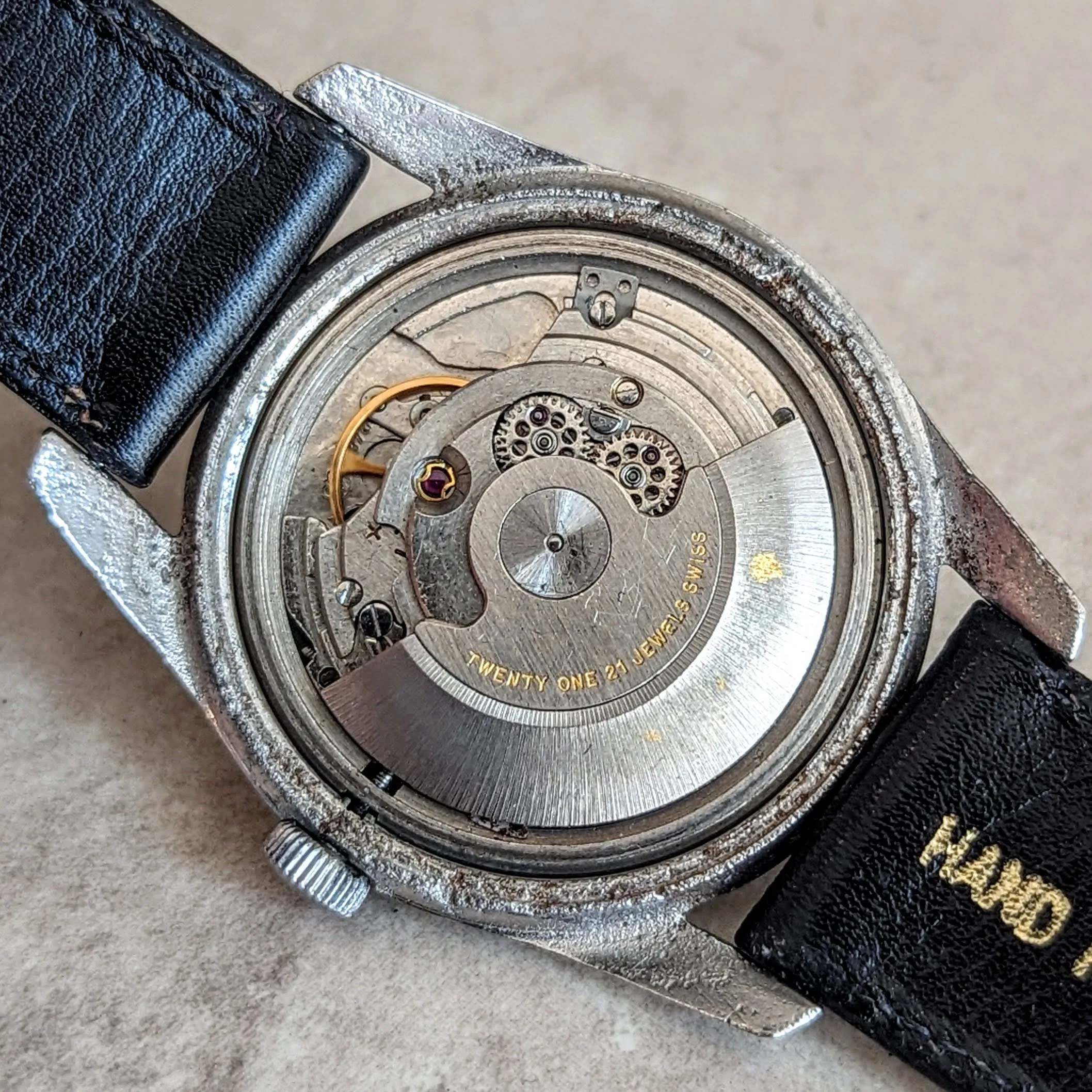 NIVADA Aquadatic Automatic Watch 21 Jewels Cal. ETA 2452 Swiss Made Wristwatch