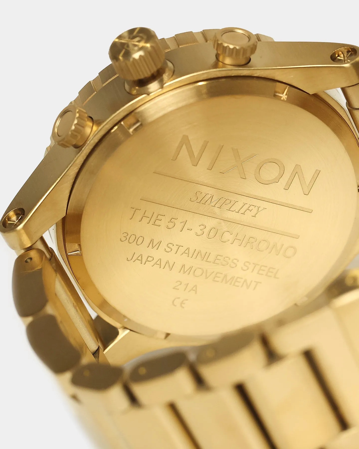 Nixon Men's 51-30 Chrono Gold/Red