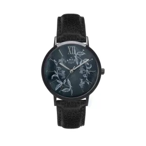 No.27 Camden x Rebecca Vincent "Forget-me-not" Black Strap