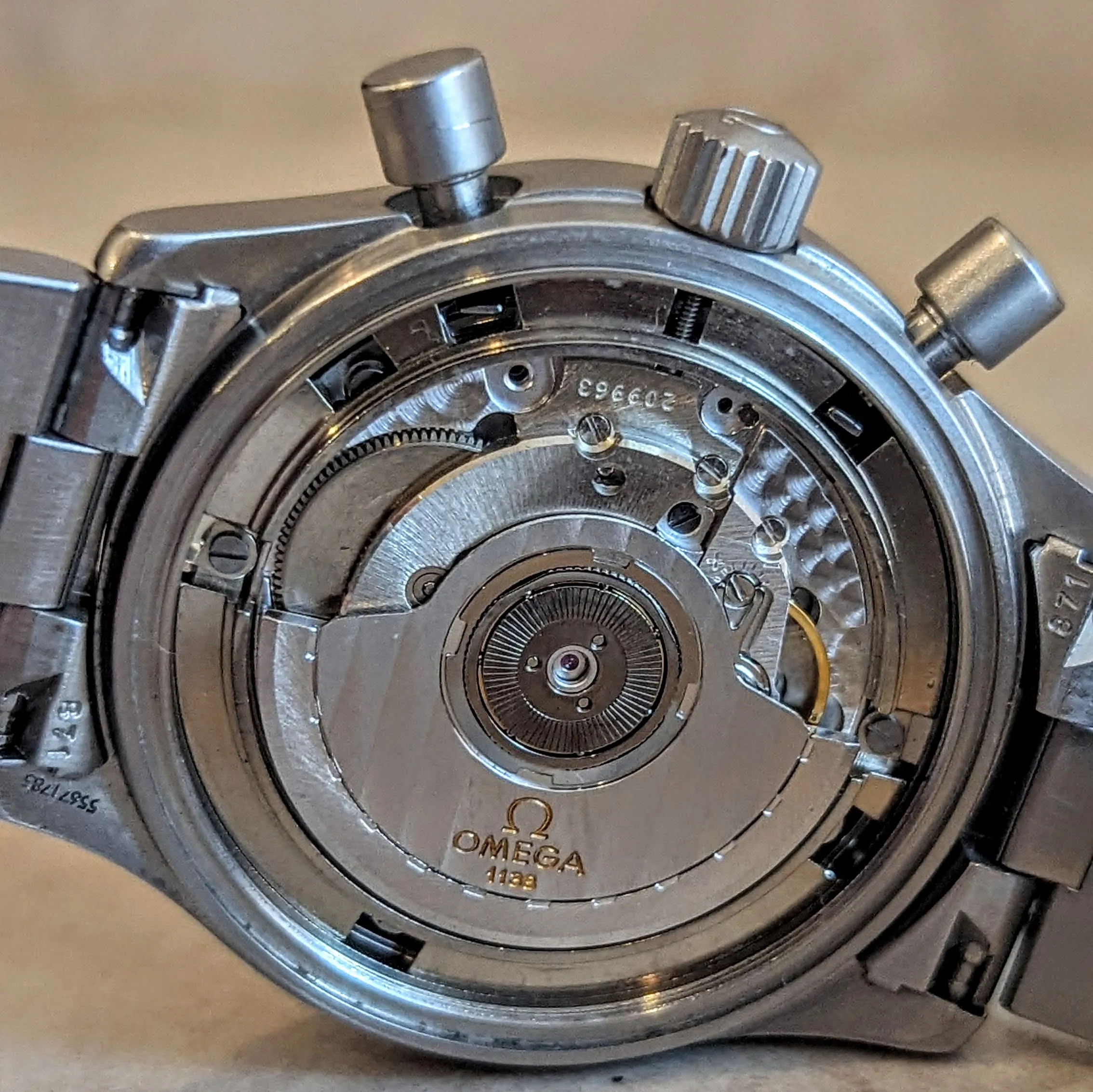 OMEGA Dynamic Chronograph Automatic Watch Ref. 175.0310 44 Jewels Wristwatch