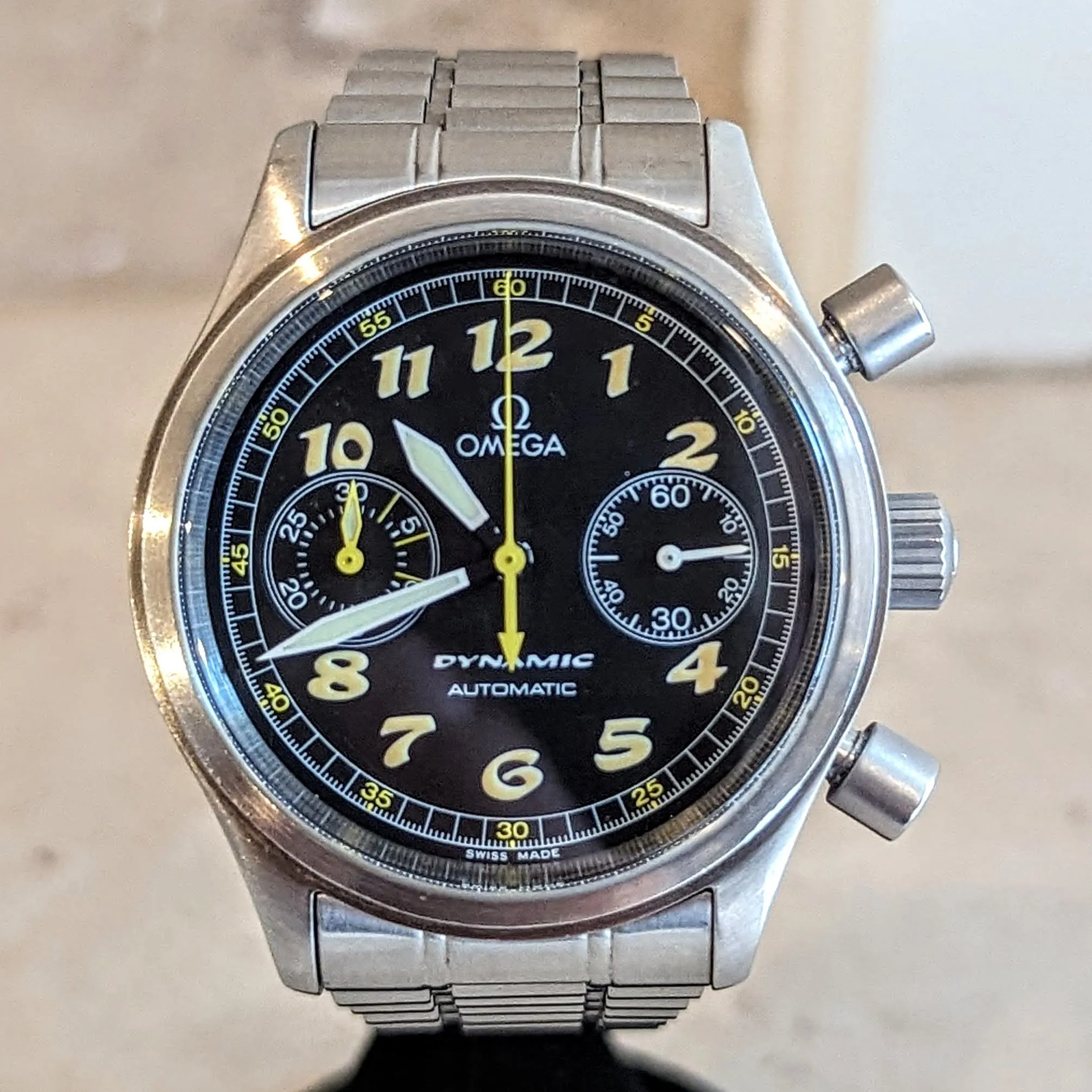 OMEGA Dynamic Chronograph Automatic Watch Ref. 175.0310 44 Jewels Wristwatch