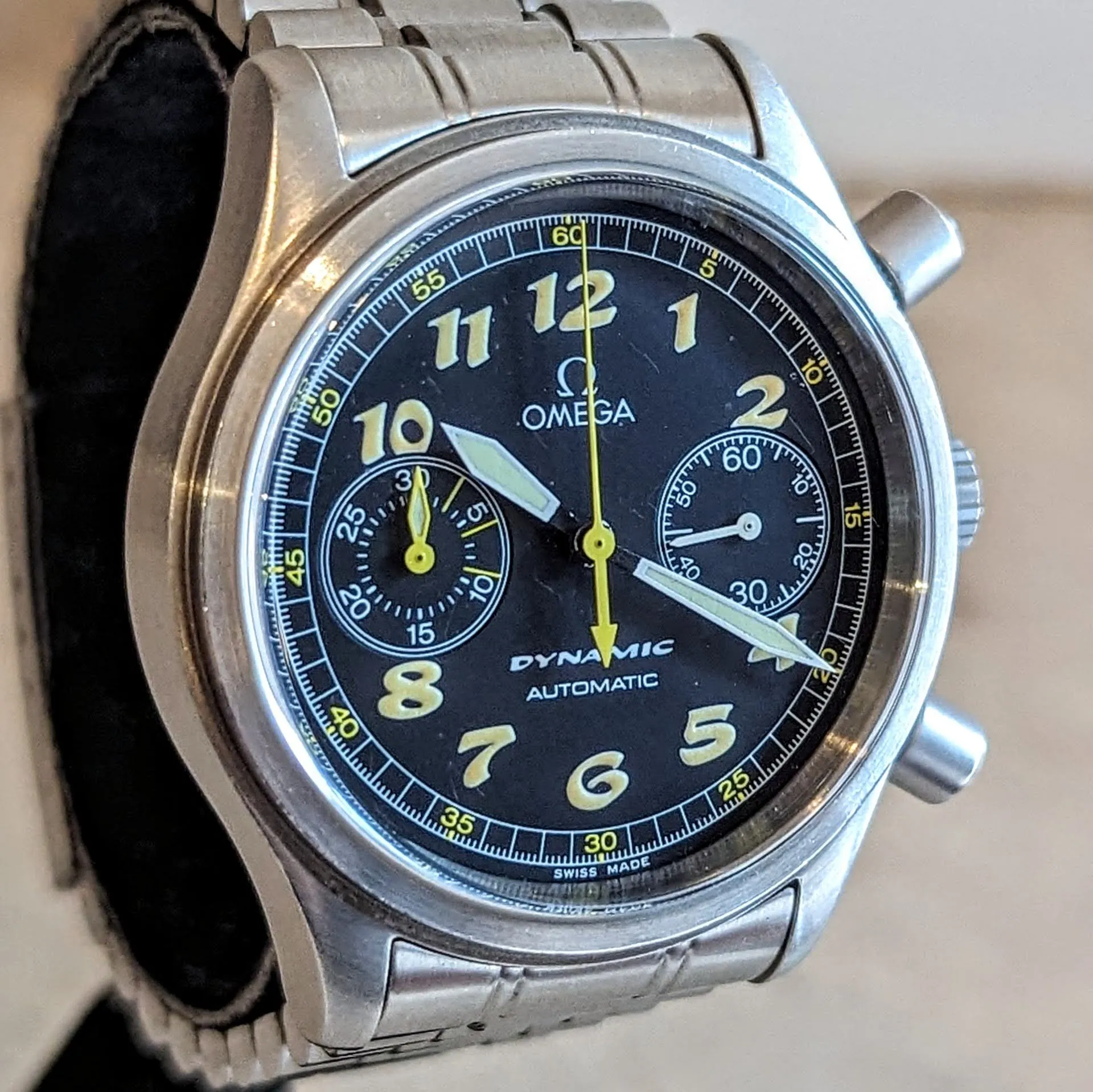 OMEGA Dynamic Chronograph Automatic Watch Ref. 175.0310 44 Jewels Wristwatch
