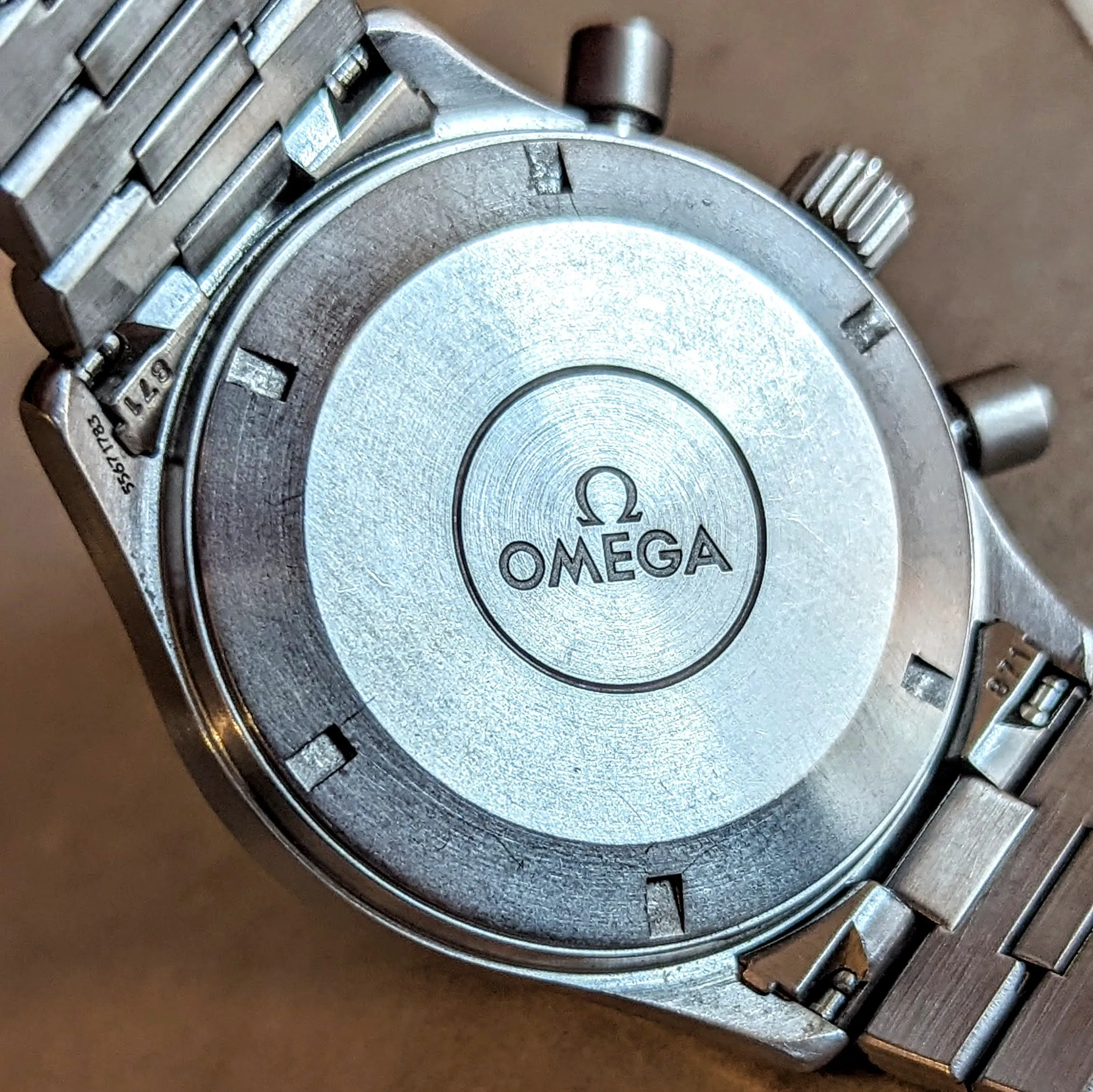 OMEGA Dynamic Chronograph Automatic Watch Ref. 175.0310 44 Jewels Wristwatch