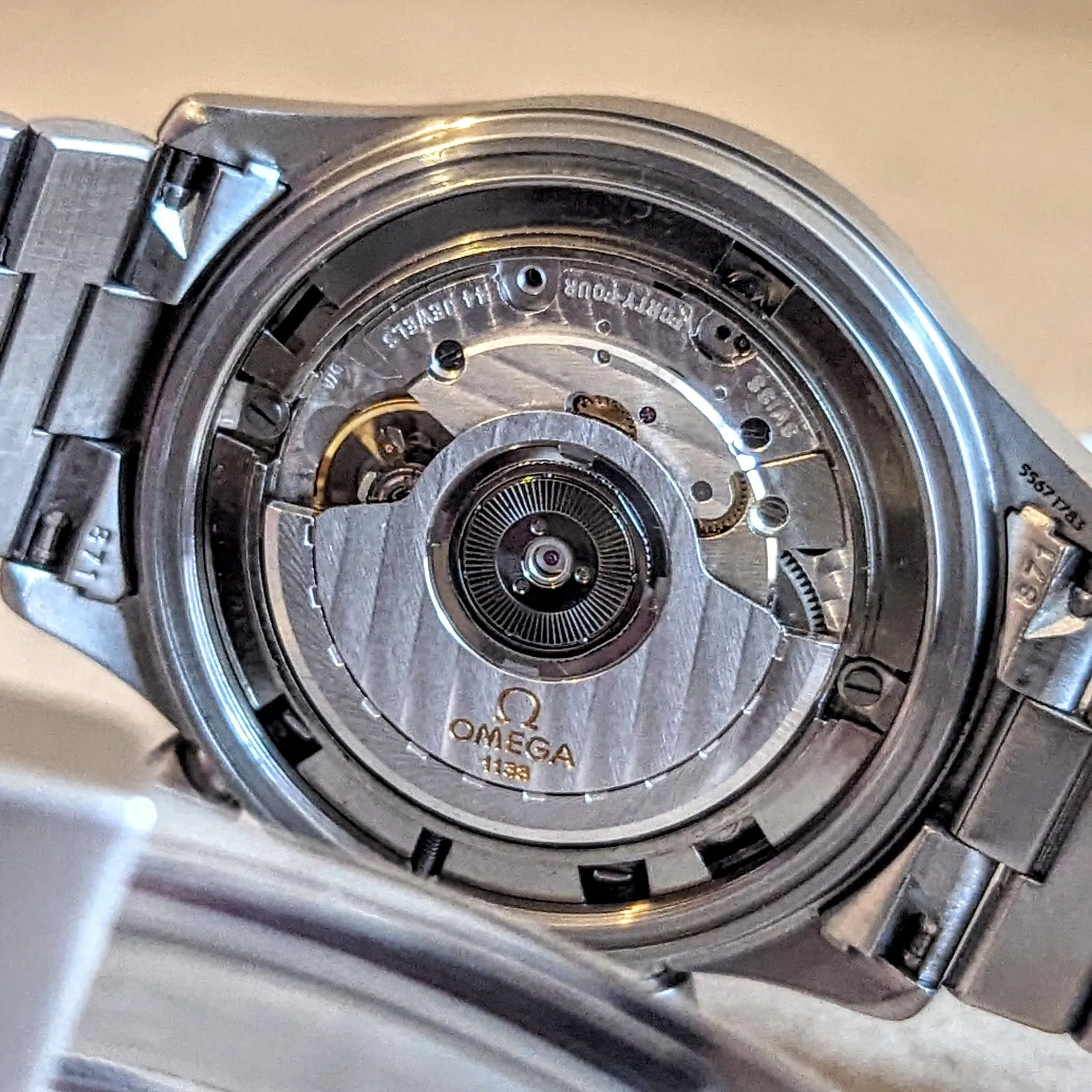 OMEGA Dynamic Chronograph Automatic Watch Ref. 175.0310 44 Jewels Wristwatch