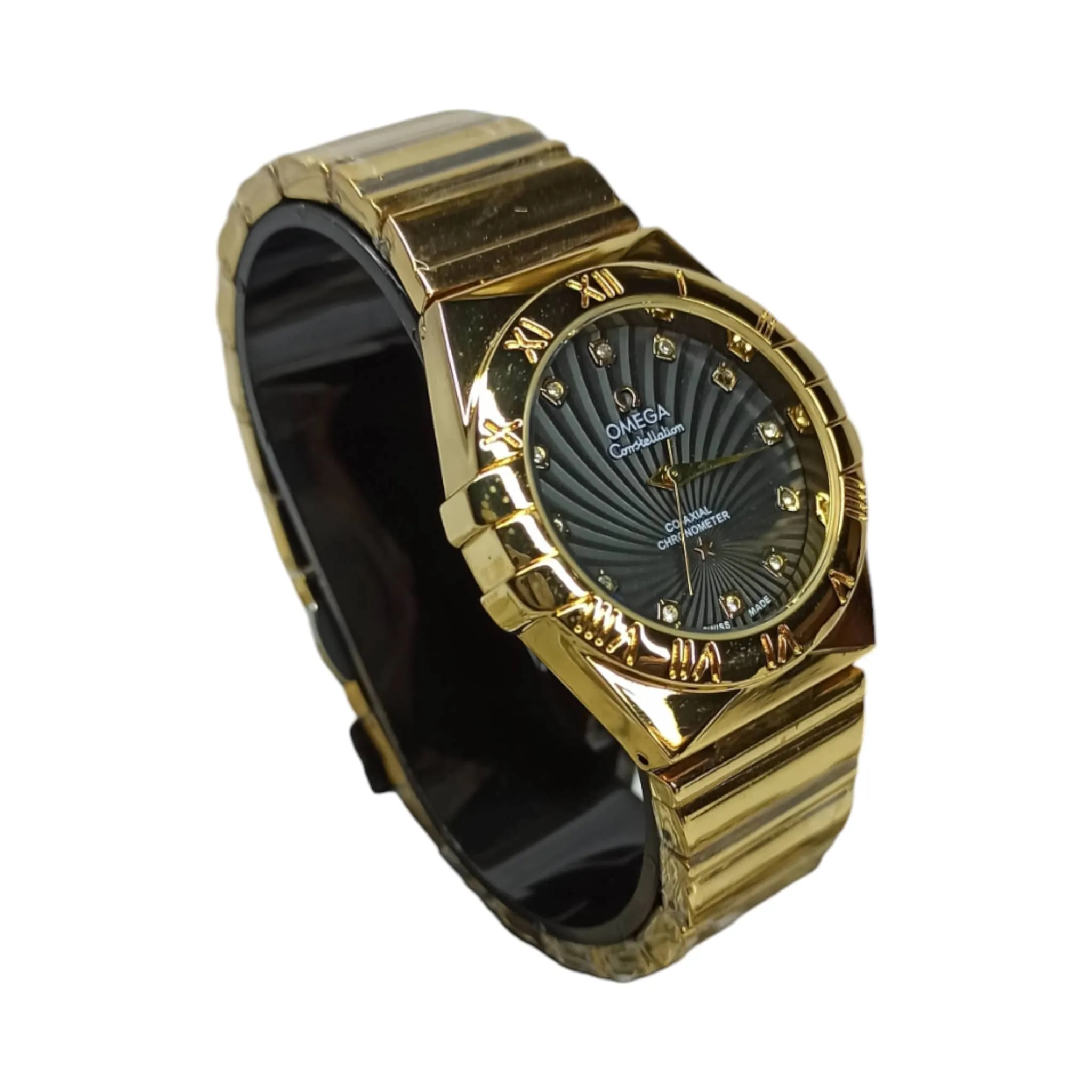 Omega – High Quality – Constellation Black – Gold/Black – 37mm – Unisex Watch