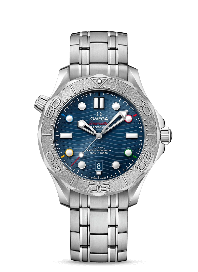 Omega Seamaster Diver 300M Co‑Axial Master Chronometer 42mm "Beijing 2022" Steel on Steel 522.30.42.20.03.001