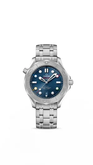 Omega Seamaster Diver 300M Co‑Axial Master Chronometer 42mm "Beijing 2022" Steel on Steel 522.30.42.20.03.001