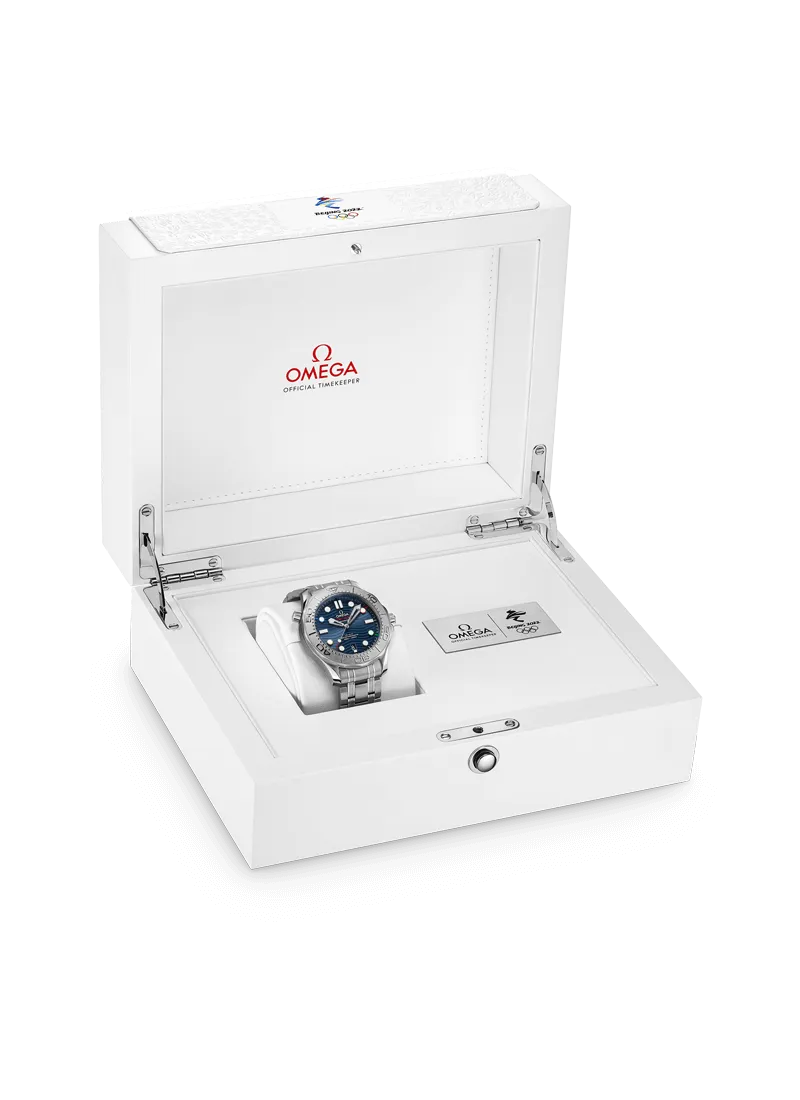 Omega Seamaster Diver 300M Co‑Axial Master Chronometer 42mm "Beijing 2022" Steel on Steel 522.30.42.20.03.001