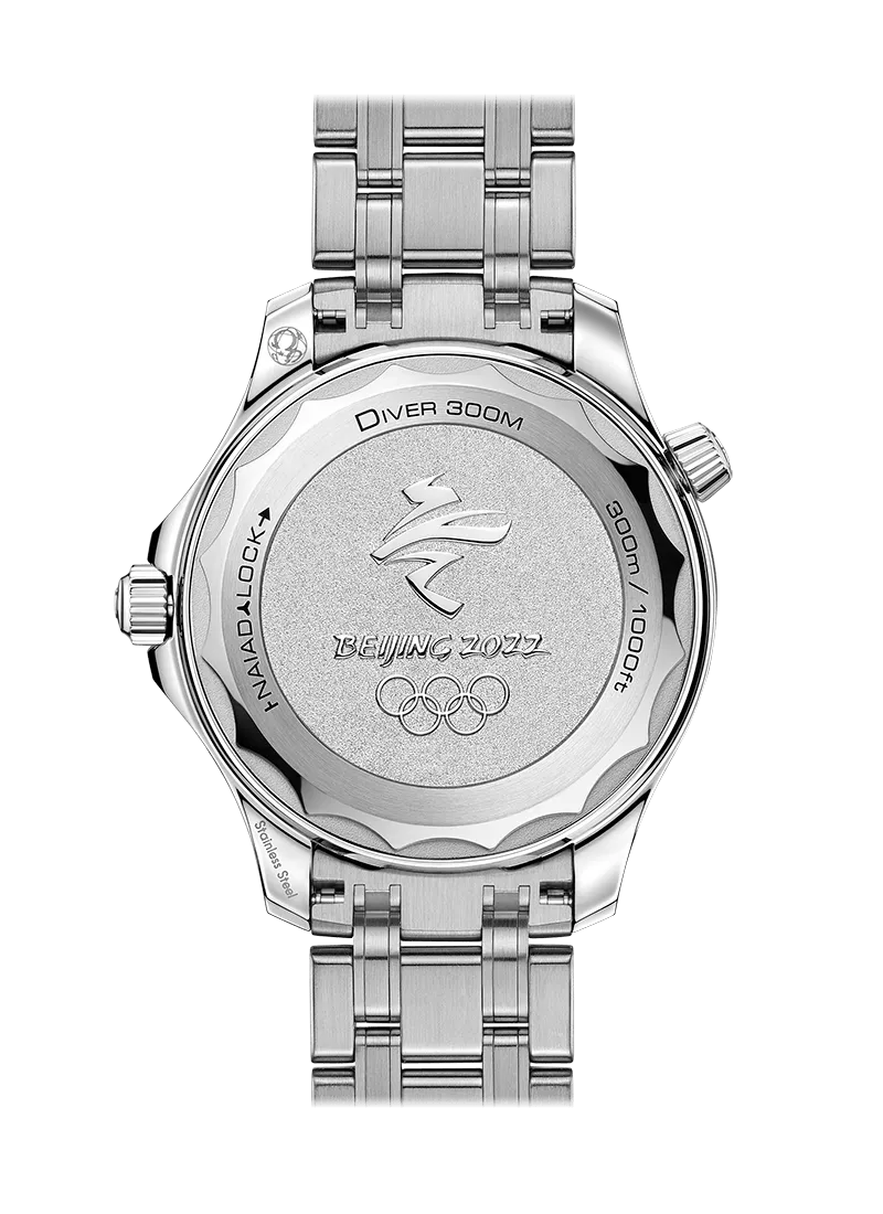 Omega Seamaster Diver 300M Co‑Axial Master Chronometer 42mm "Beijing 2022" Steel on Steel 522.30.42.20.03.001