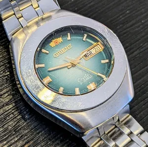 ORIENT Crystal Automatic Watch Day/Date Indicator Cal. 7S26A Wristwatch