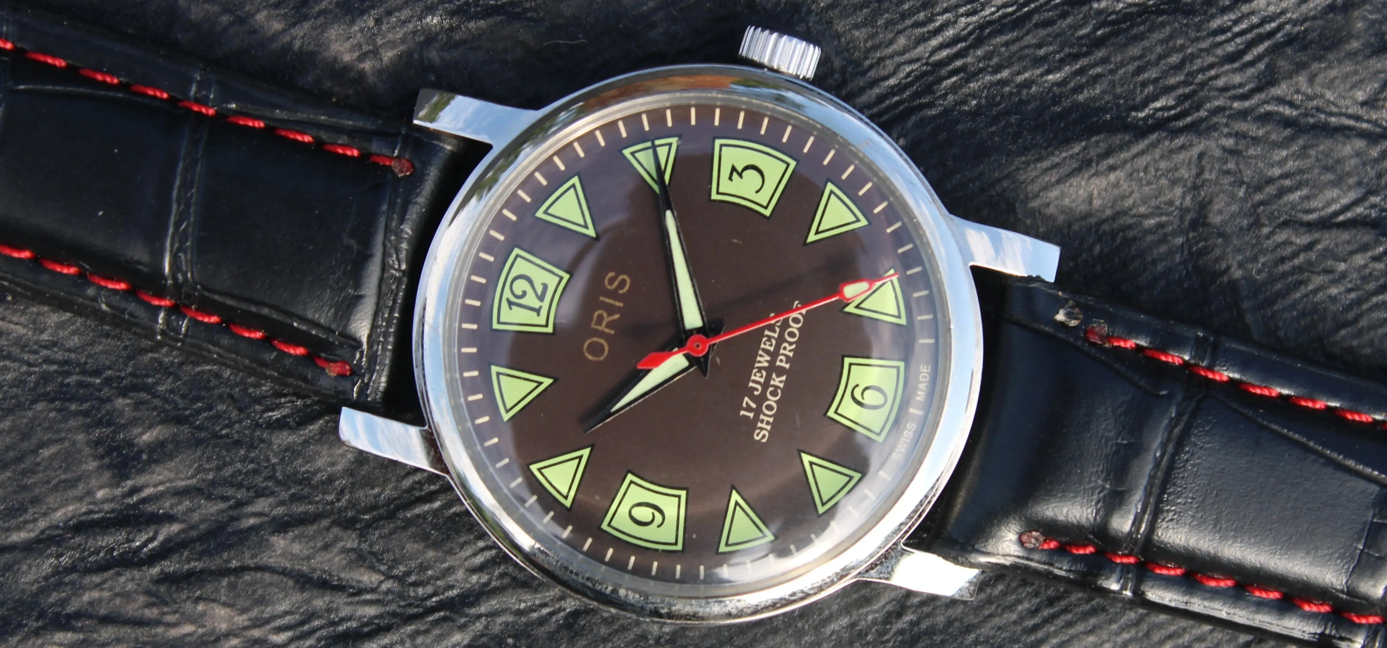 Oris Vintage Watch 17 Jewels FHF ST96 Mechanical Swiss Movements
