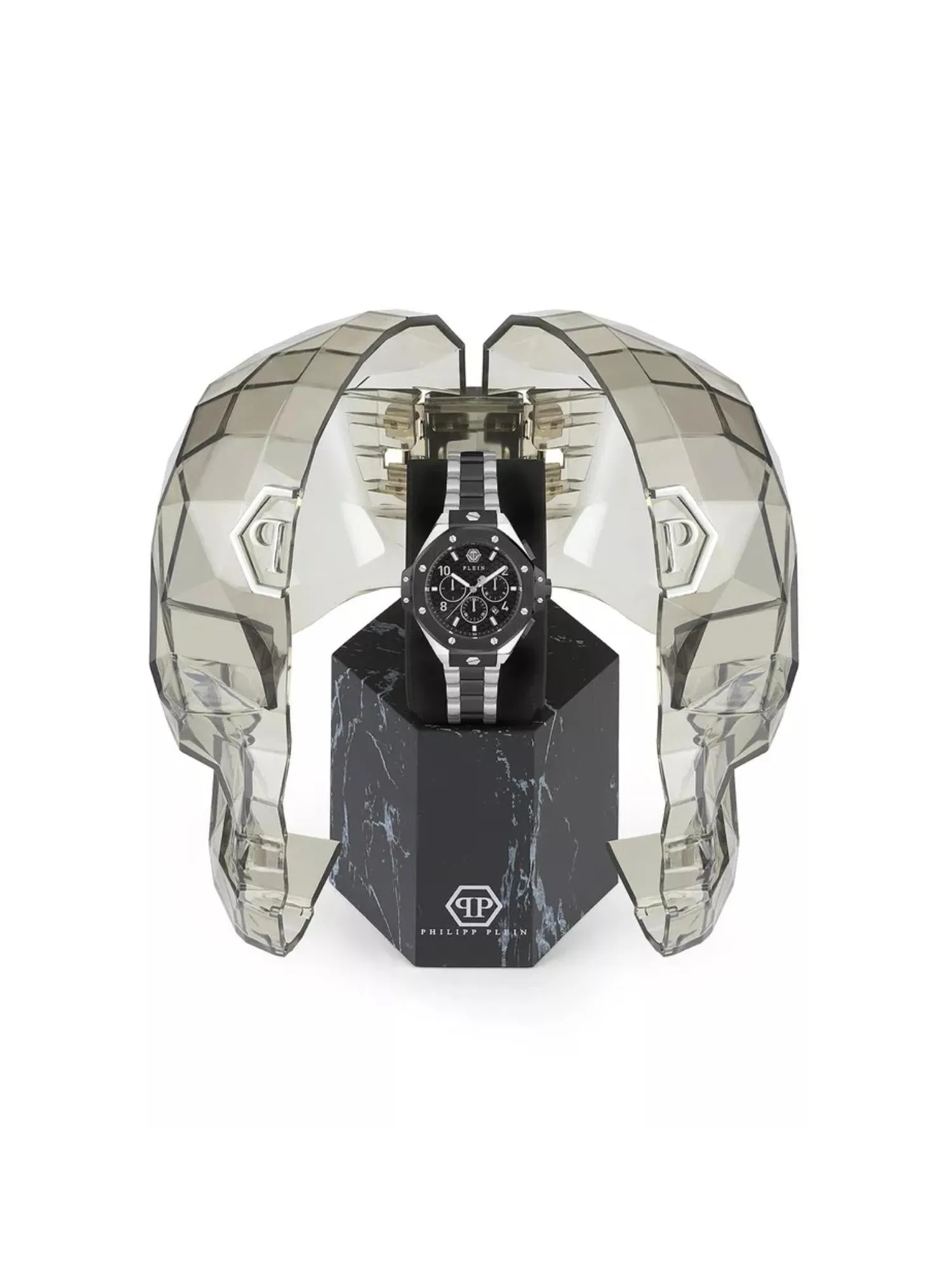 Philipp Plein Men 46 mm Size Black Dial Analog Watch - PWPRA0224