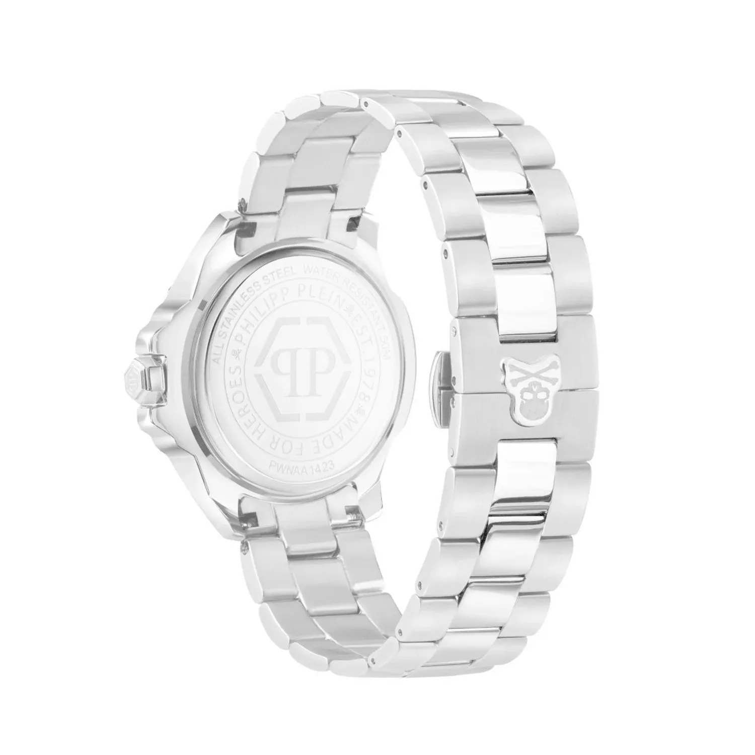 Philipp Plein Stainless Steel The $Kull 41mm Watch
