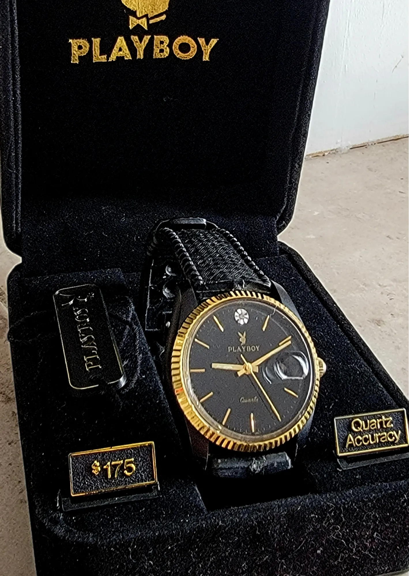 PLAYBOY Quartz Watch Date indicator - In BOX!