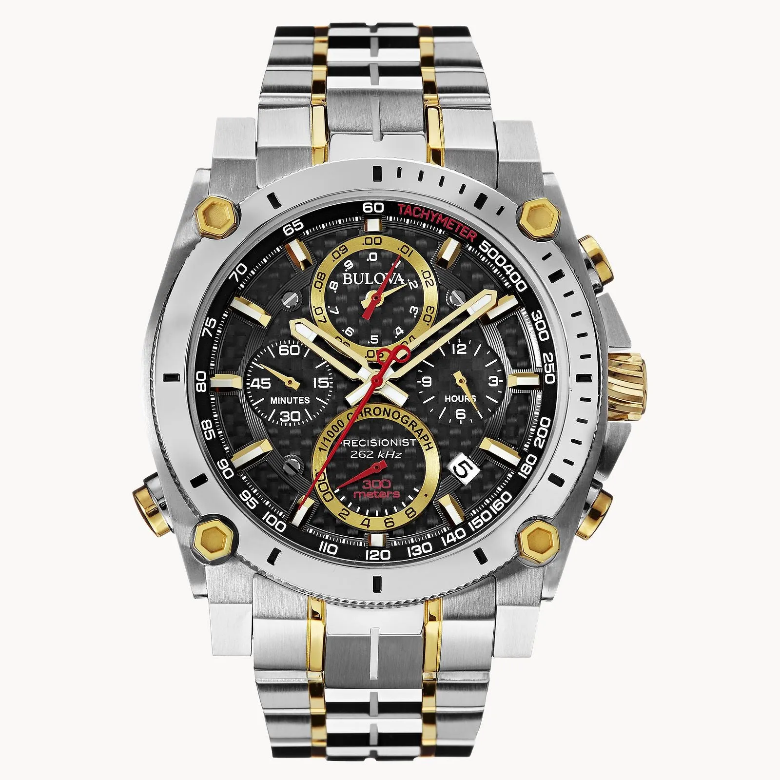 PRECISIONIST -  Black Multi-Level Carbon Fiber Dial