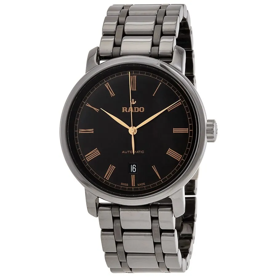 Rado DiaMaster Black Dial Automatic Men's Ceramic Watch R14805162