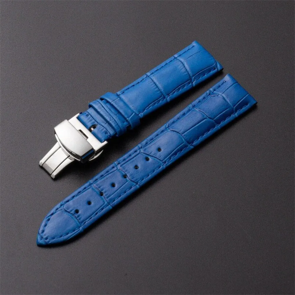 replacement wrist straps watch multicolor layer leather watchstrap ✈️ free.shipping