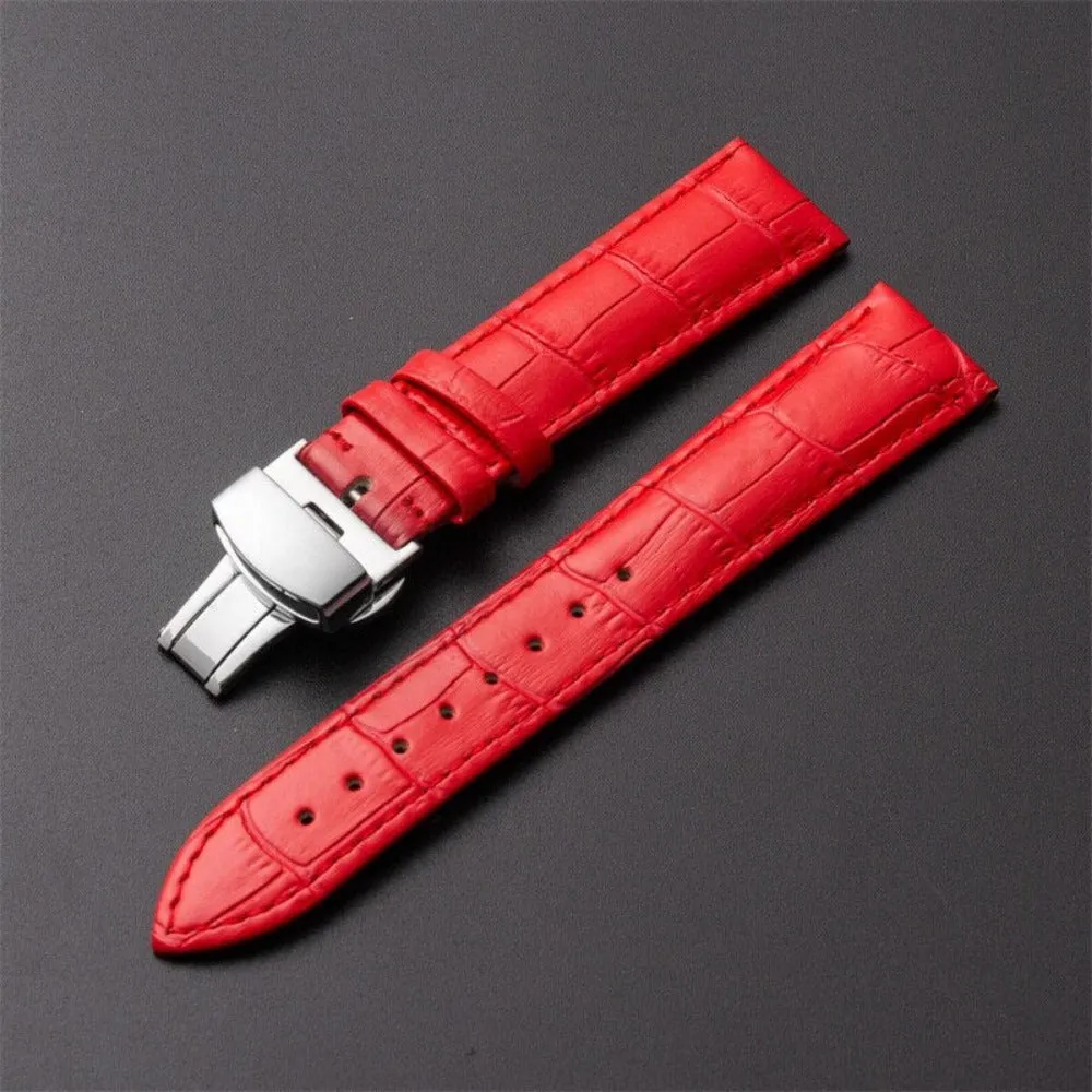 replacement wrist straps watch multicolor layer leather watchstrap ✈️ free.shipping