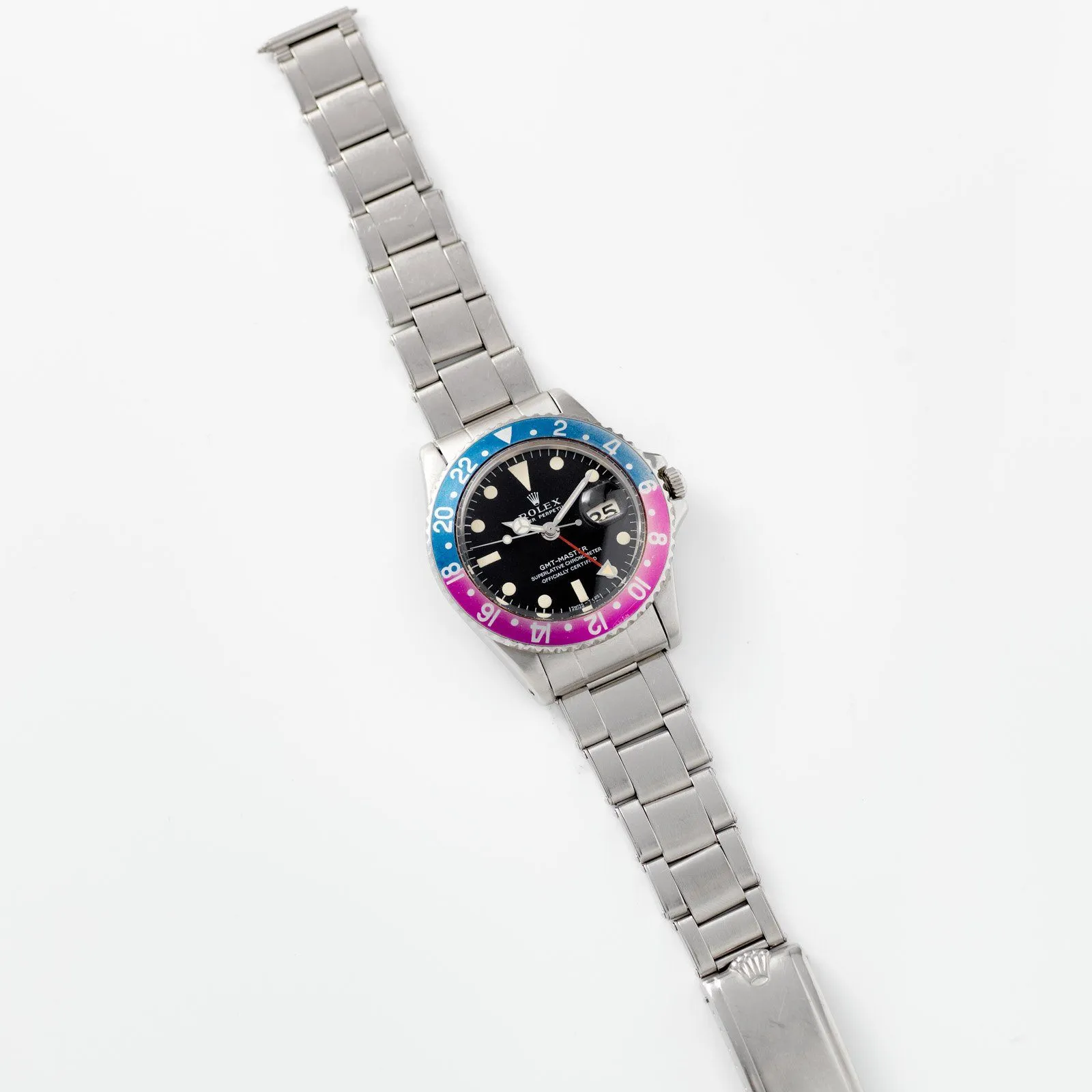 Rolex 1675 Mk1 Long E Pink Lady GMT Master