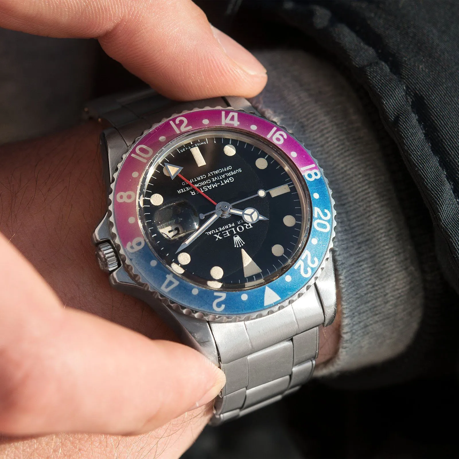Rolex 1675 Mk1 Long E Pink Lady GMT Master