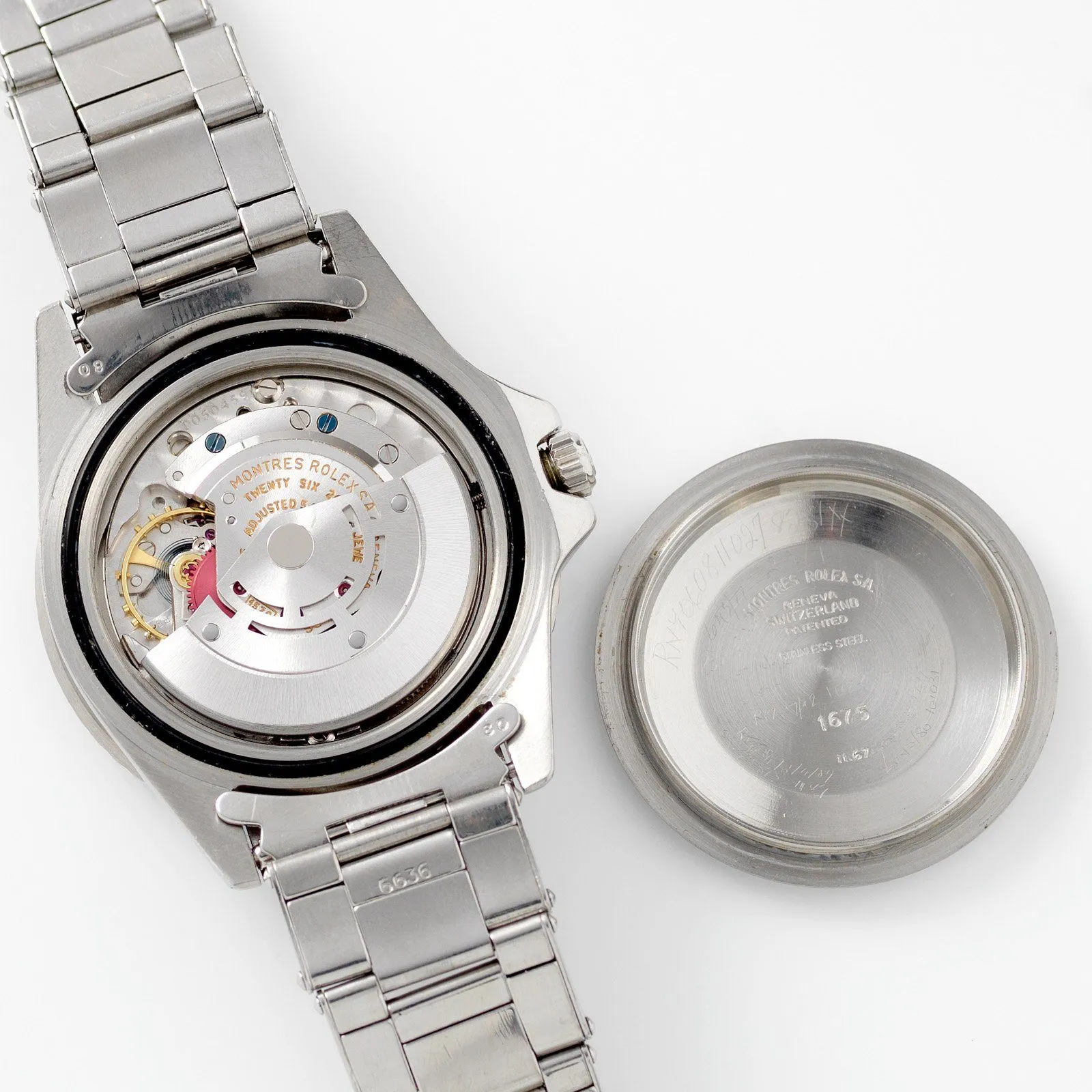 Rolex 1675 Mk1 Long E Pink Lady GMT Master