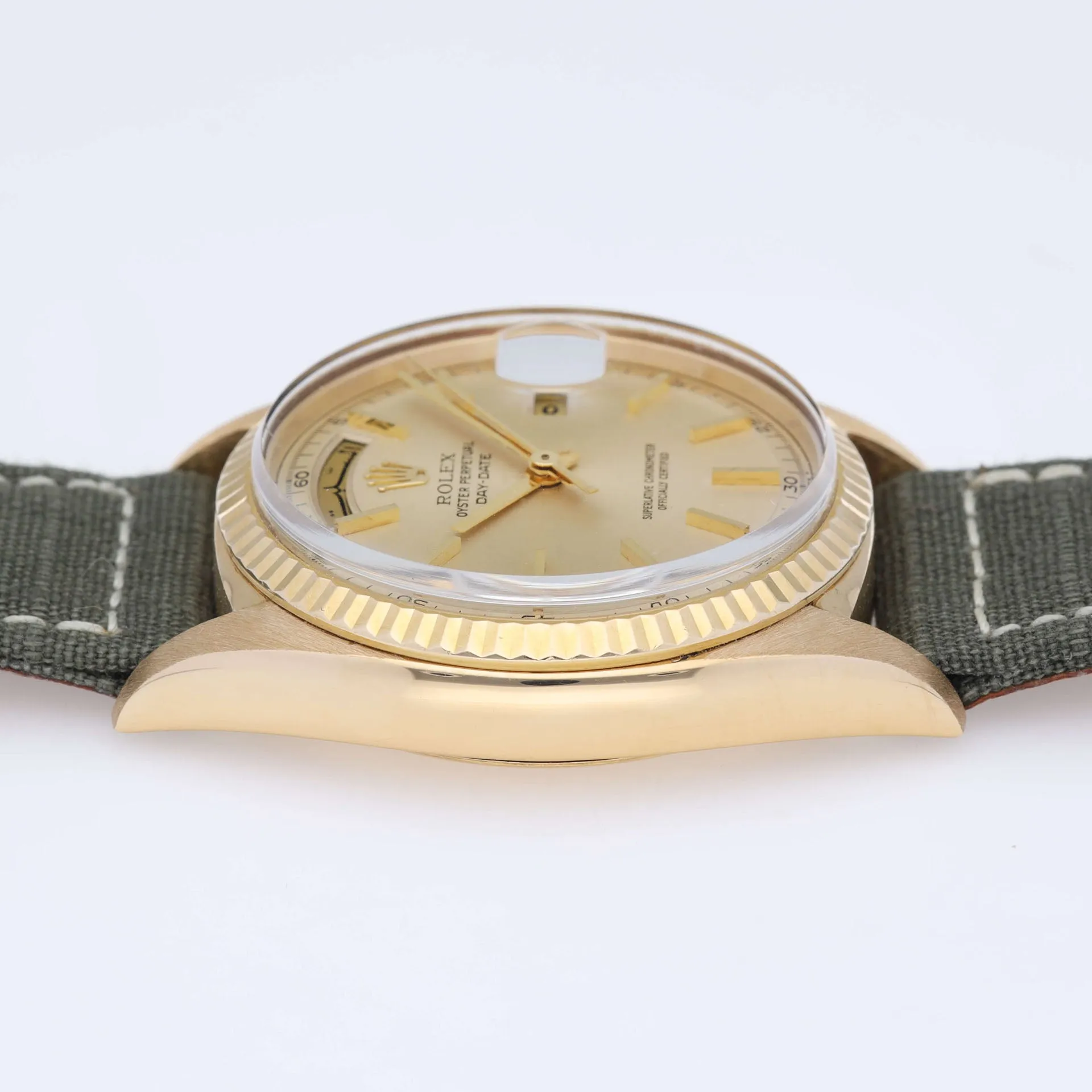Rolex Day-Date 1803 Yellow Gold Cream Dial Arabic Day and Date