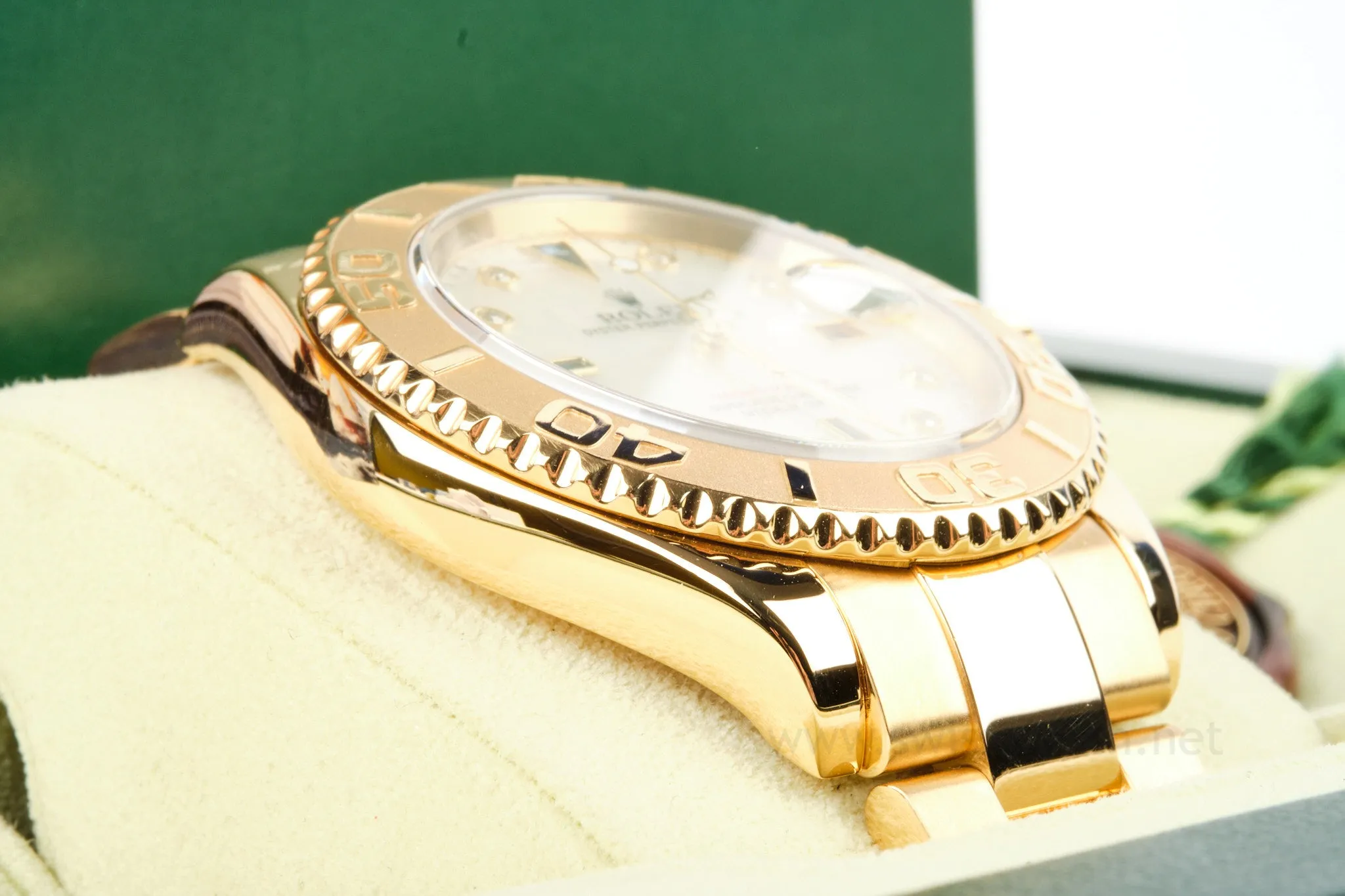 ROLEX YACHT-MASTER 16628 B 18K MOP Sapphire / Diamond Dial