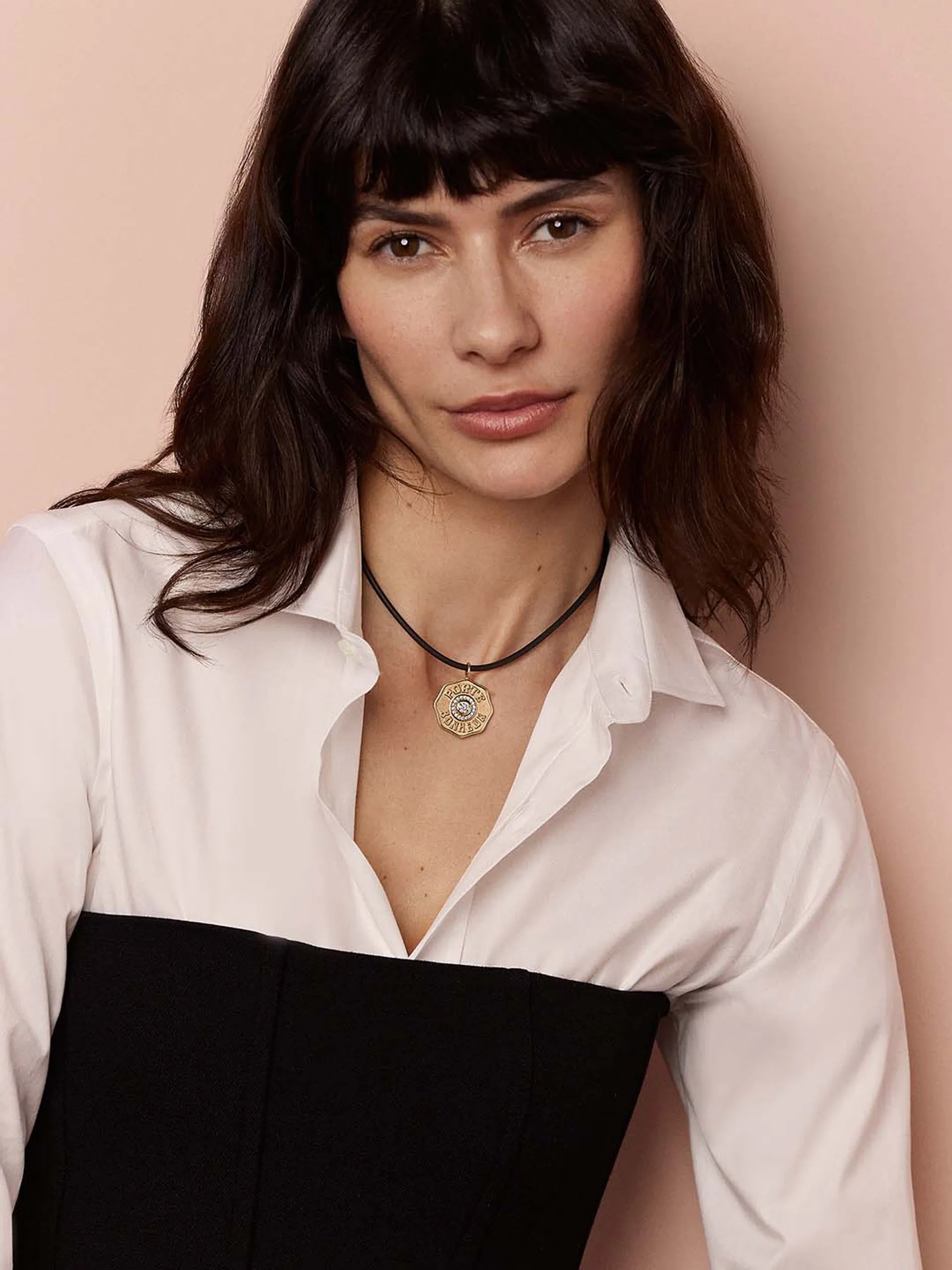Rubber cord necklace