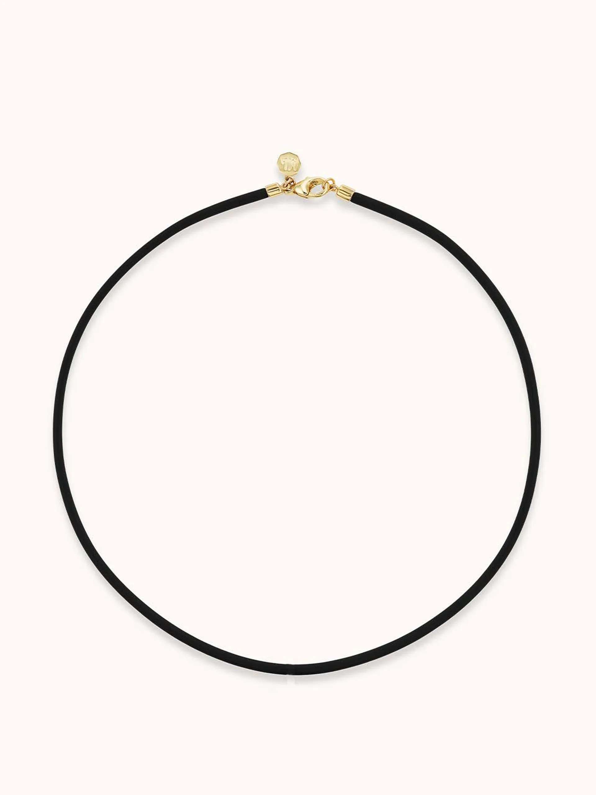 Rubber cord necklace