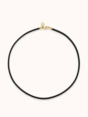 Rubber cord necklace