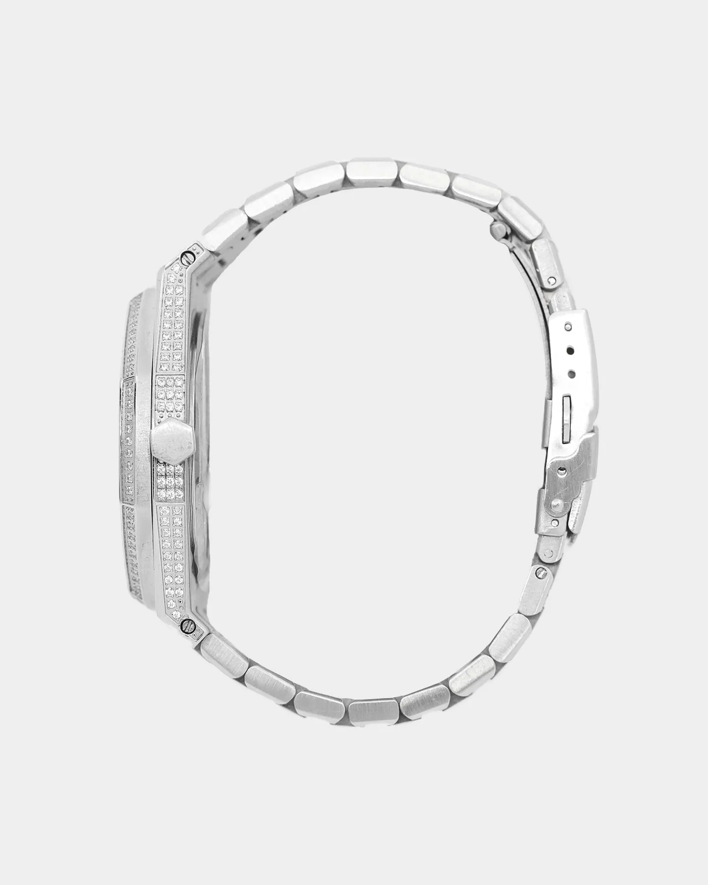 Saint Morta Medio Premierre Watch Iced Silver