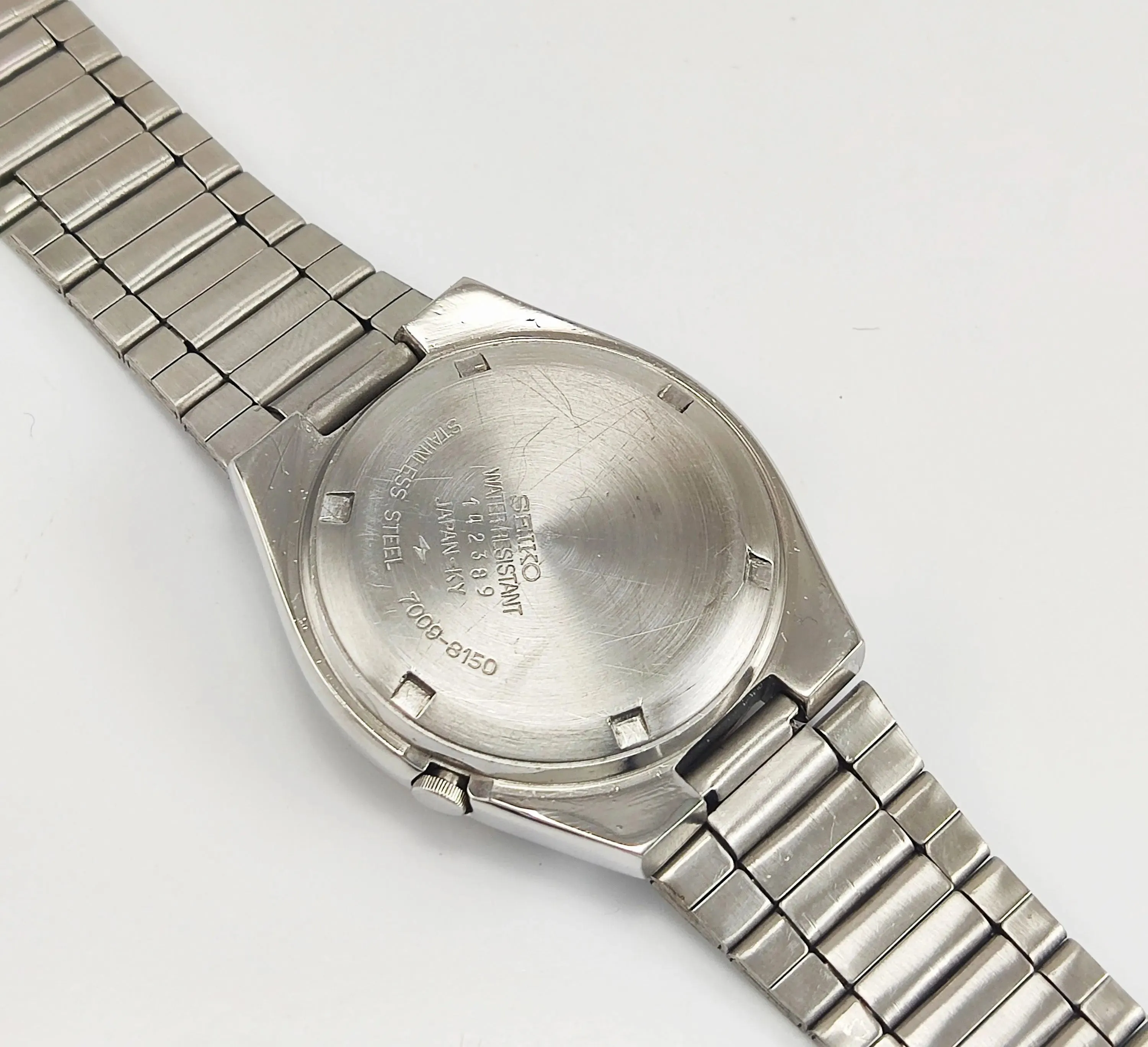Seiko 5 Automatic-7009A Blue Color Dial 17 Jewels Day Date Men's Wrist Mechanical Watch