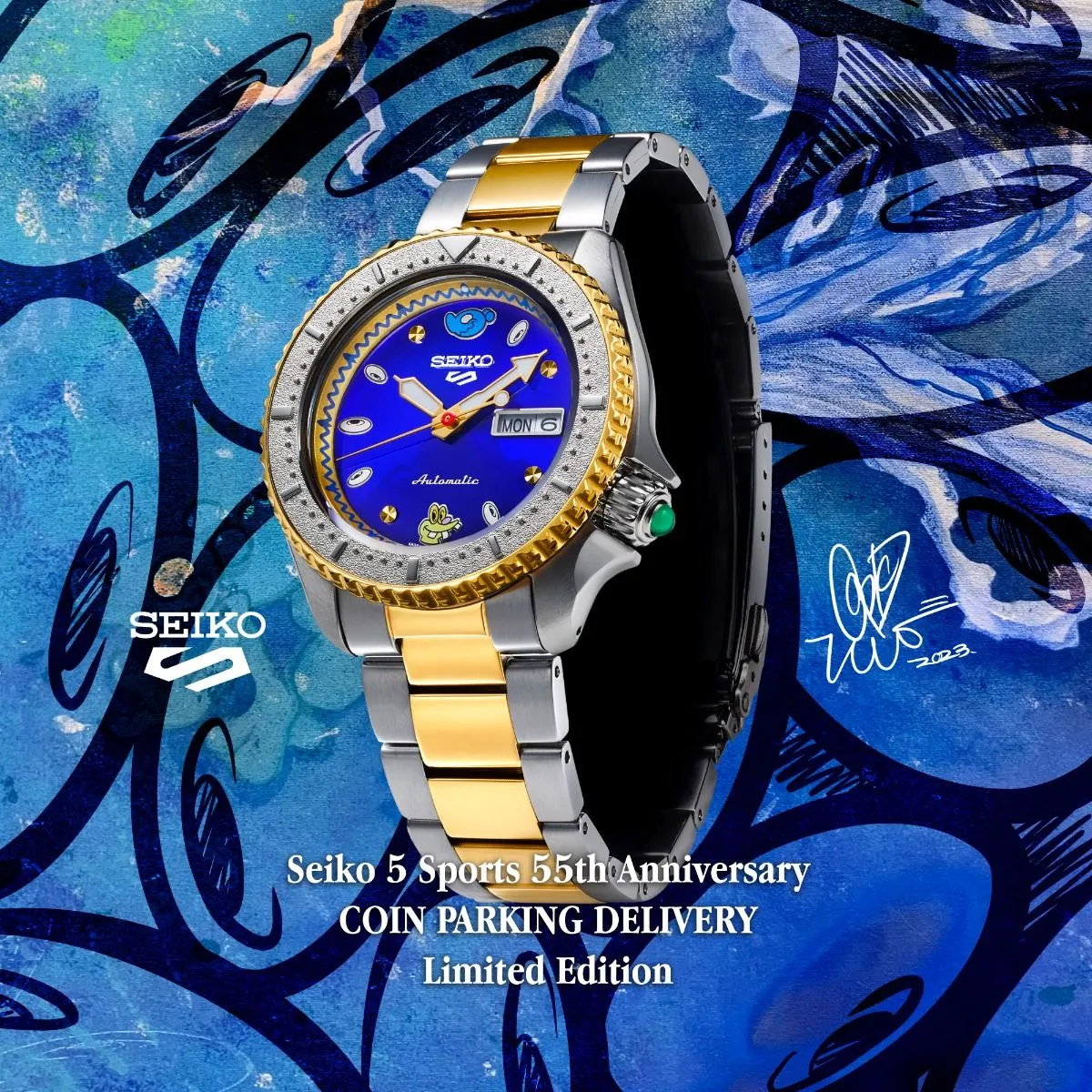 Seiko 5 SRPK02K1 Coin Parking Delivery Limited Edition